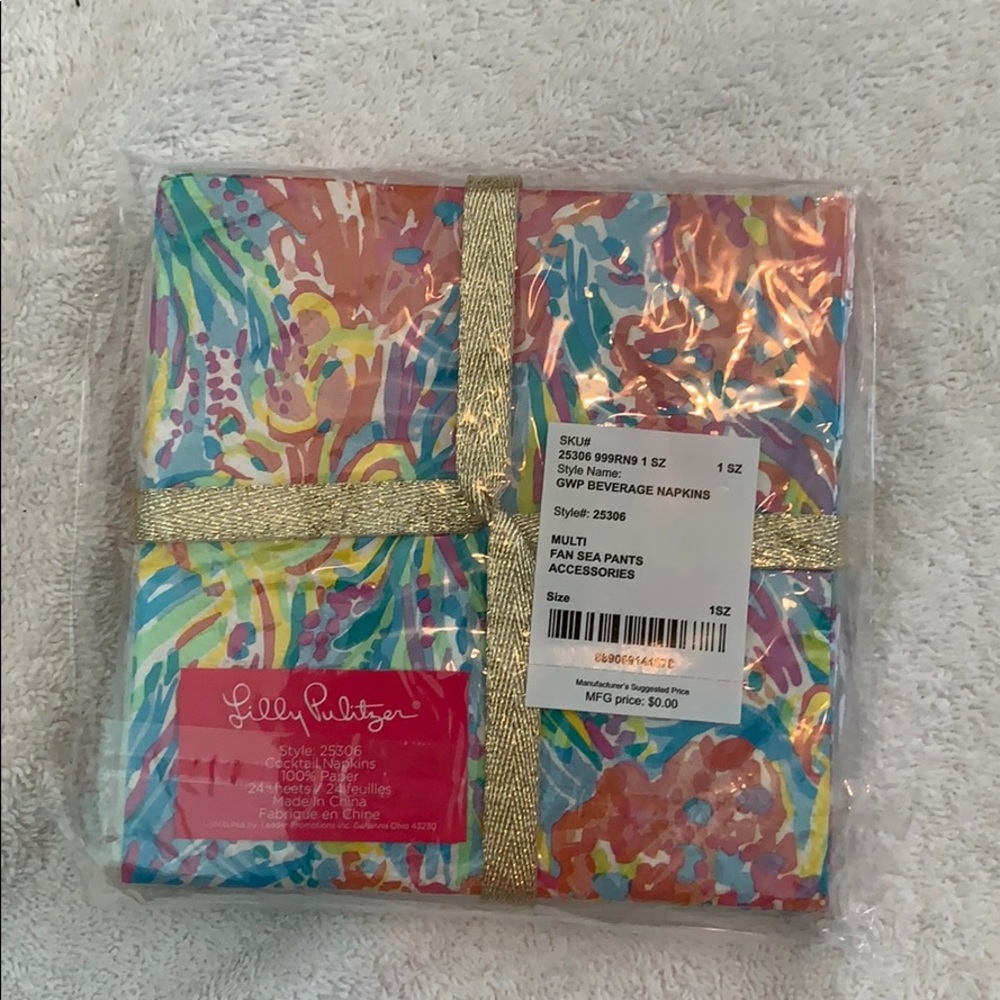 Lilly Pulitzer GWP Beverage Napkins